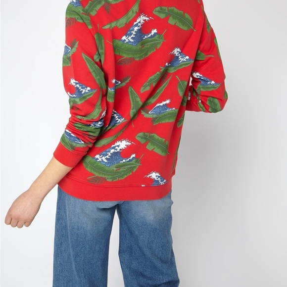 Zoe Karssen Island Fever Graphic Plant prints jumper XS - Picture 7 of 11